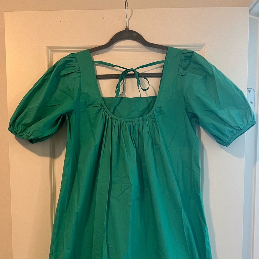OAK + FORT Green Tiered Ruffled Sundress - Picture 2 of 3